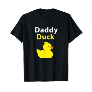 T-shirt Canard noir homme/femme