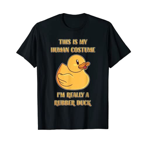T-shirt Canard noir homme/femme
