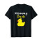 T-shirt Canard noir homme/femme - miniature