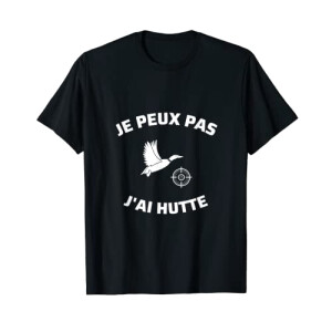 T-shirt Canard noir homme/femme