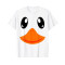 T-shirt Canard blanc homme/femme - miniature