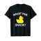 T-shirt Canard noir homme/femme - miniature