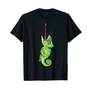 T-shirt Caméléon noir homme/femme