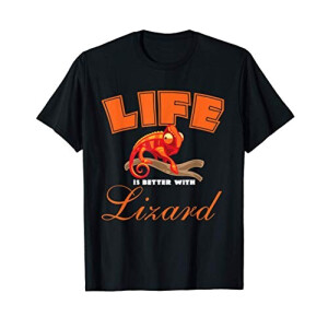T-shirt Caméléon noir homme/femme