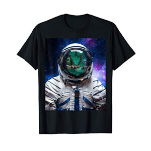 T-shirt Caméléon noir homme/femme