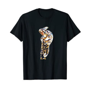 T-shirt Caméléon noir homme/femme