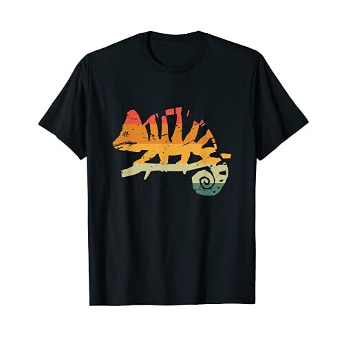 T-shirt Caméléon noir homme/femme