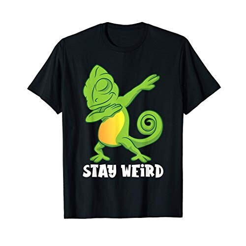 T-shirt Caméléon noir homme/femme