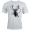 T-shirt Cerf blanc homme/femme - miniature