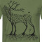 T-shirt Cerf vert militaire homme - miniature variant 1