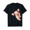 T-shirt Cochon noir homme/femme - miniature