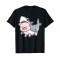 T-shirt Cochon noir femme - miniature