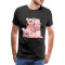 T-shirt Cochon noir homme - miniature