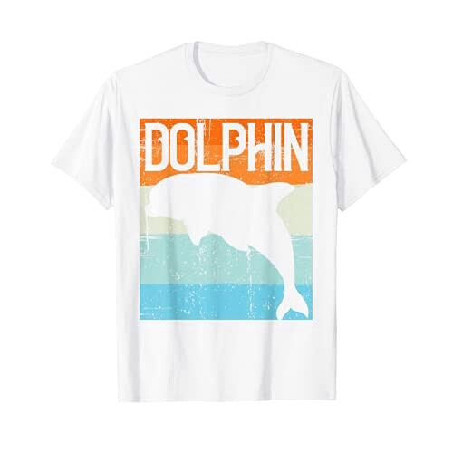 T-shirt Dauphin blanc homme/femme