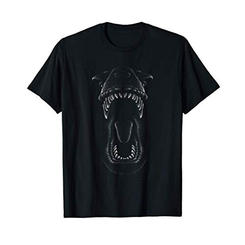 T-shirt Dinosaure noir homme/femme
