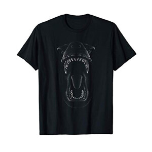 T-shirt Dinosaure noir homme/femme