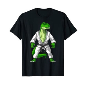T-shirt T-rex - Dinosaure - noir homme/femme