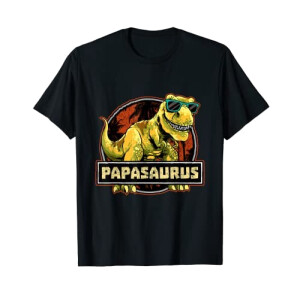 T-shirt T-rex, T-rex - Dinosaure - noir homme/femme