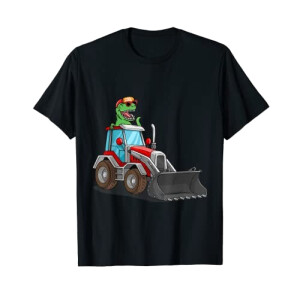 T-shirt Dinosaure noir fille/garçon