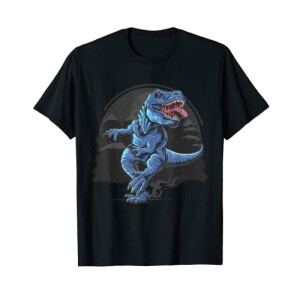 T-shirt T-rex - Dinosaure - noir homme/femme