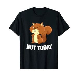 T-shirt Écureuil noir homme/femme