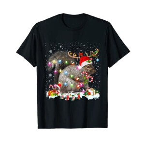 T-shirt Écureuil noir homme/femme