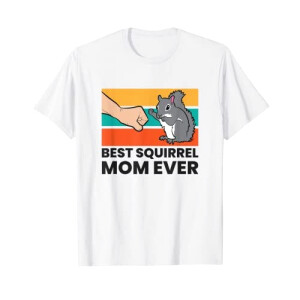 T-shirt Écureuil blanc homme/femme