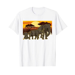 T-shirt Éléphant blanc homme/femme