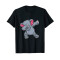 T-shirt Éléphant noir homme/femme - miniature