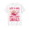 T-shirt Escargot blanc homme/femme - miniature