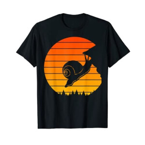 T-shirt Escargot noir homme/femme