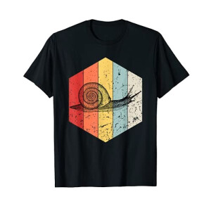 T-shirt Escargot noir homme/femme