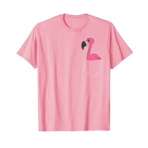 T-shirt Flamant rose rose homme/femme