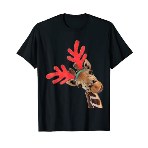 T-shirt Girafe noir homme/femme