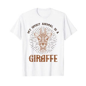 T-shirt Girafe blanc homme/femme