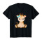 T-shirt Girafe noir fille/garçon - miniature