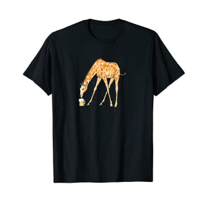 T-shirt Girafe noir homme/femme