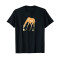 T-shirt Girafe noir homme/femme - miniature