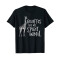 T-shirt Girafe noir homme/femme - miniature