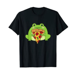T-shirt Grenouille noir homme/femme