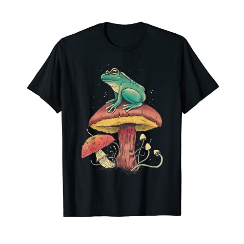 T-shirt Grenouille noir homme/femme