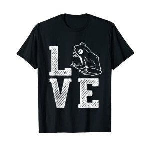 T-shirt Grenouille noir homme/femme