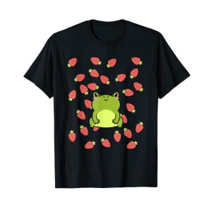 T-shirt Grenouille noir homme/femme