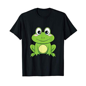 T-shirt Grenouille noir homme/femme