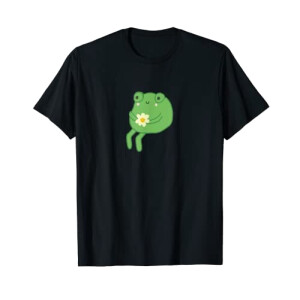 T-shirt Grenouille noir homme/femme