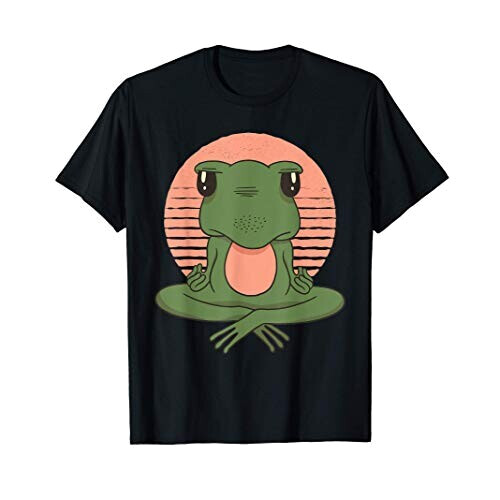 T-shirt Grenouille noir homme/femme