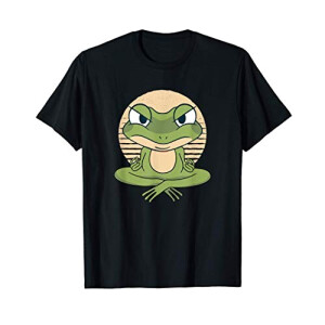 T-shirt Grenouille noir homme/femme