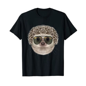 T-shirt Hérisson noir homme/femme