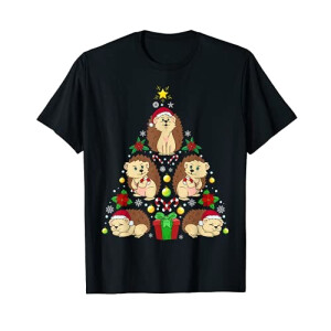T-shirt Hérisson noir homme/femme