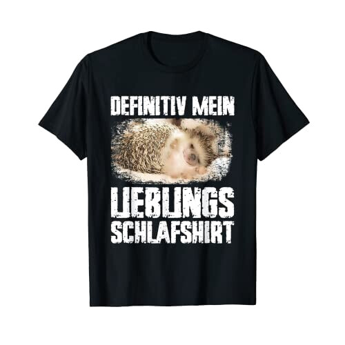 T-shirt Hérisson noir homme/femme